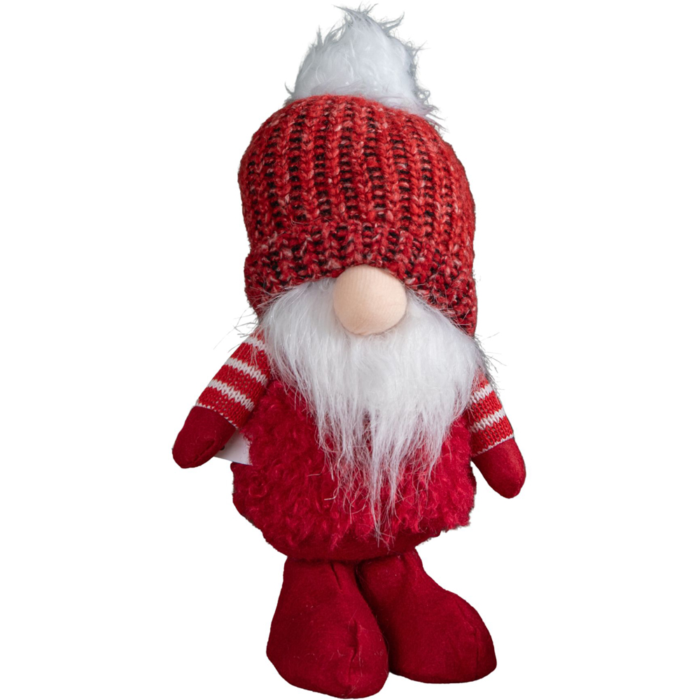 Samuel Alexander Red Gonk with Bobbly Hat Christmas Decoration 30cm