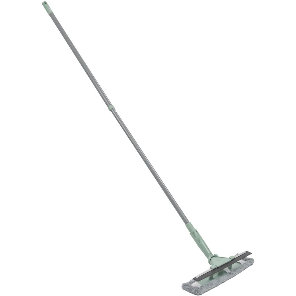 JVL Cleaning 3-in-1 Grey Extendable Microfibre Window Cleaner