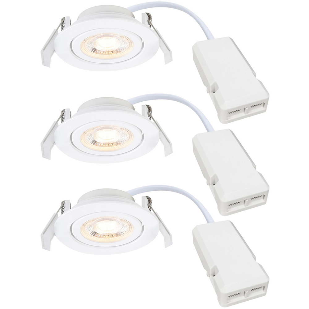 Image of Nordlux Nordlux Monolo 3 Kit 450 Lumens White LED Downlight