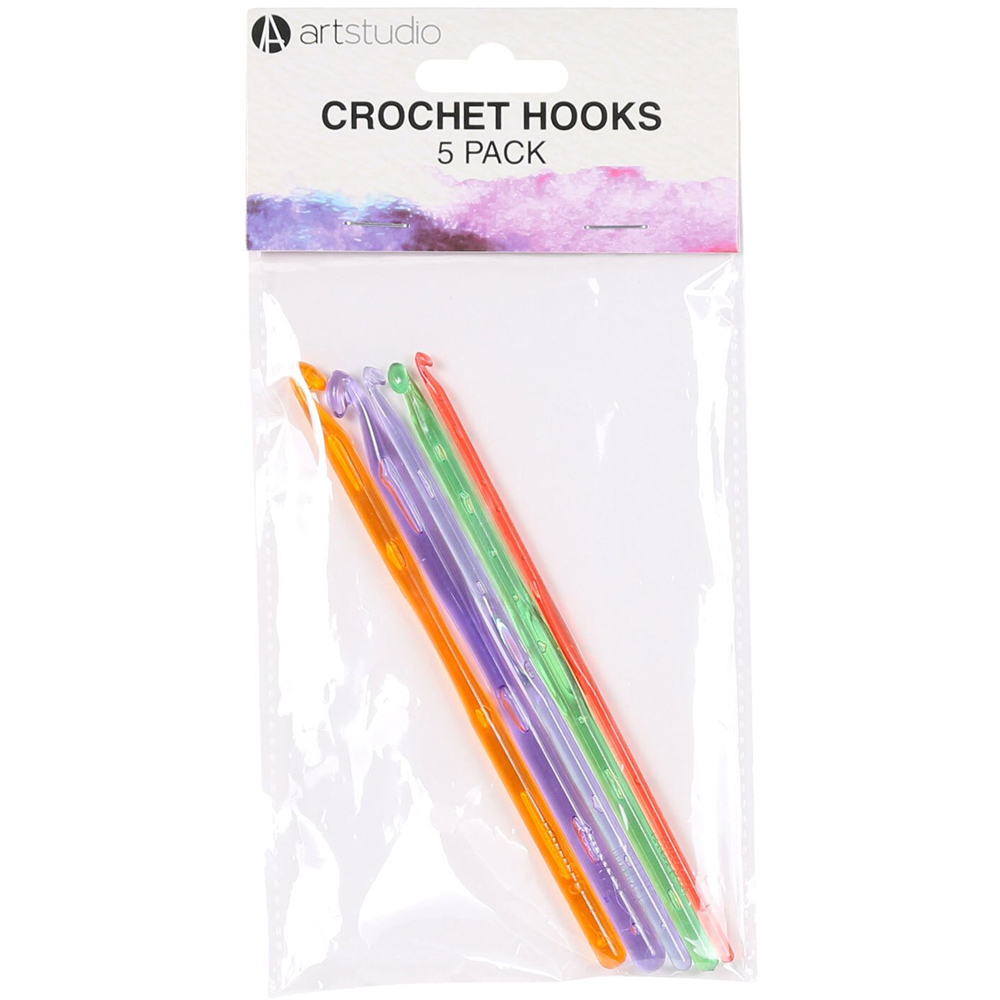 Art Studio Pack of 5 Crochet Hooks