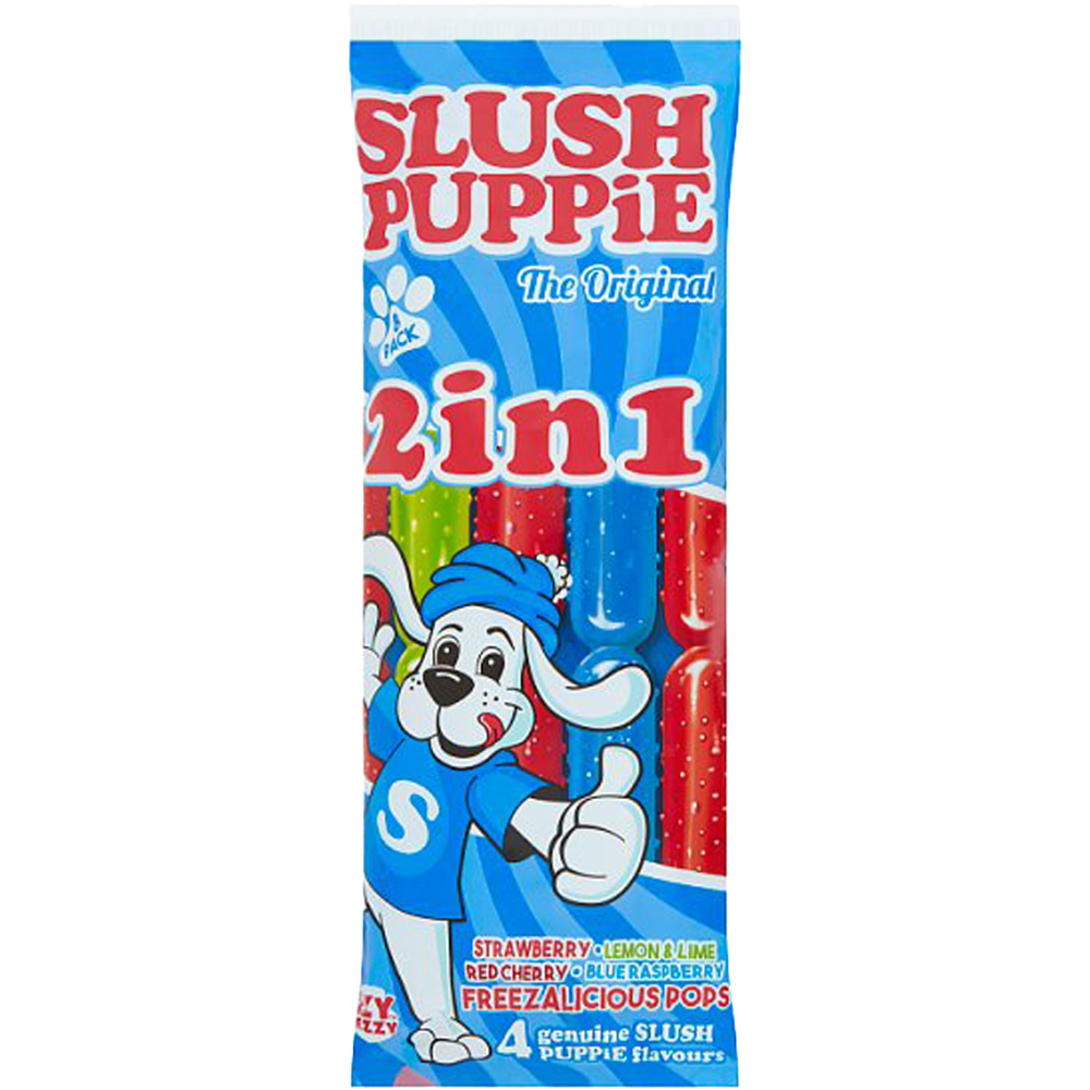 Slush Puppie 2 in 1 Freeze Pops 8 Pack