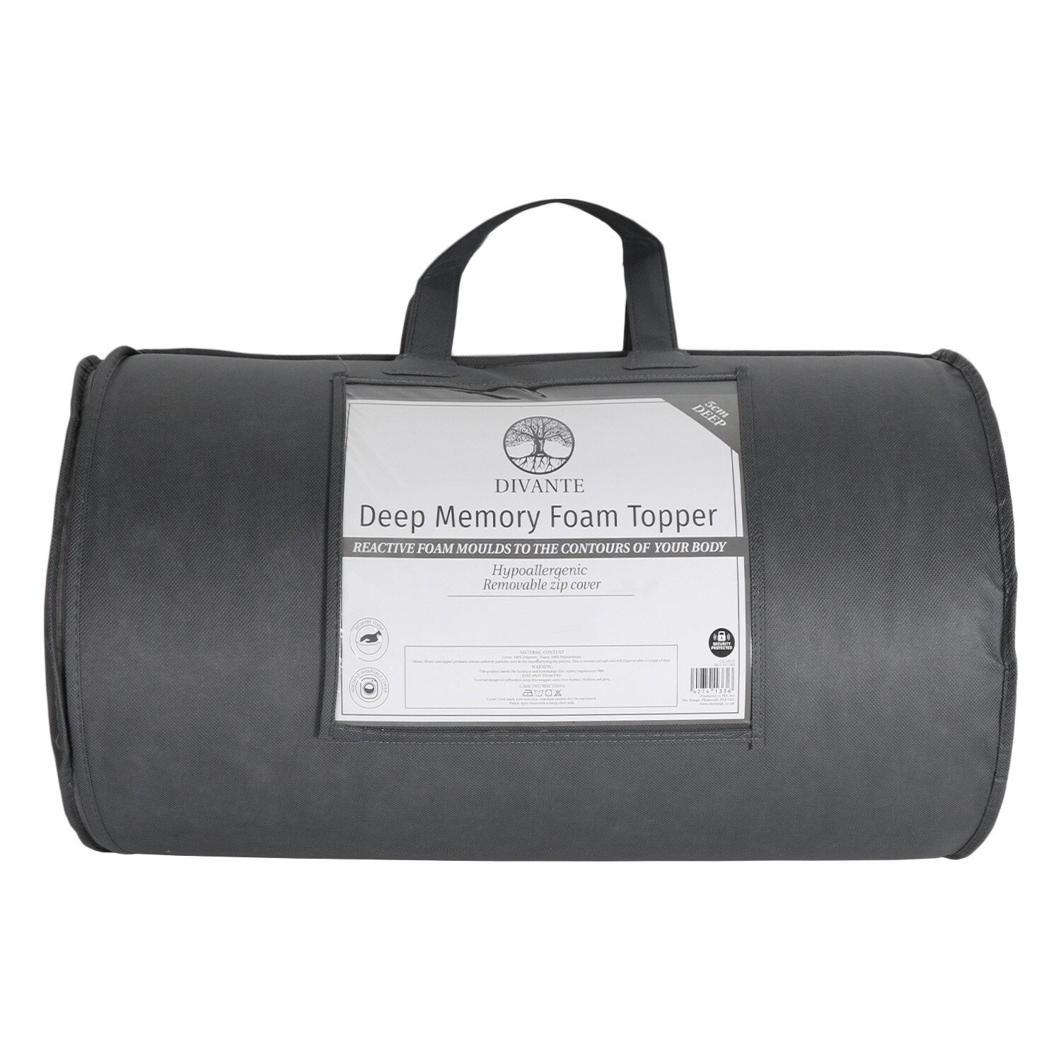 Divante Single Deep Memory Foam Mattress Topper
