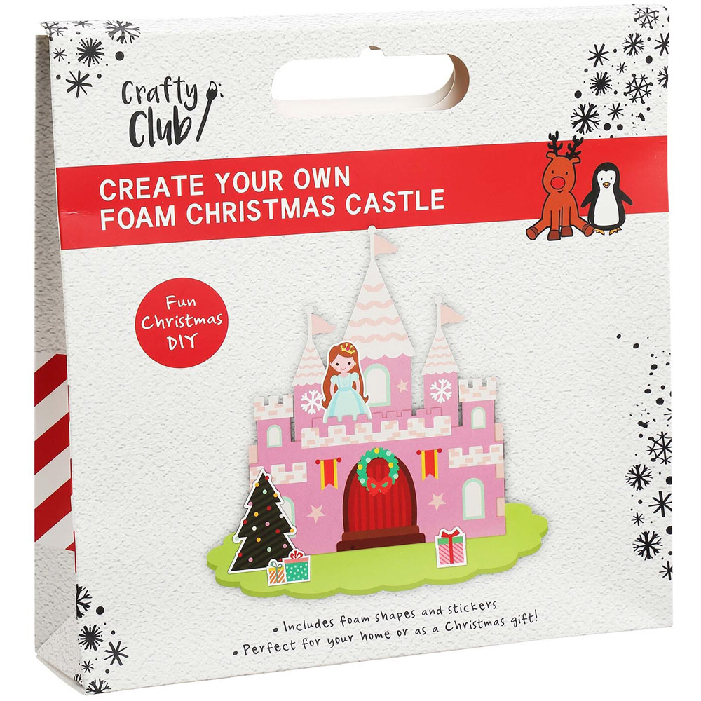 Create Your Own Foam Christmas Castle