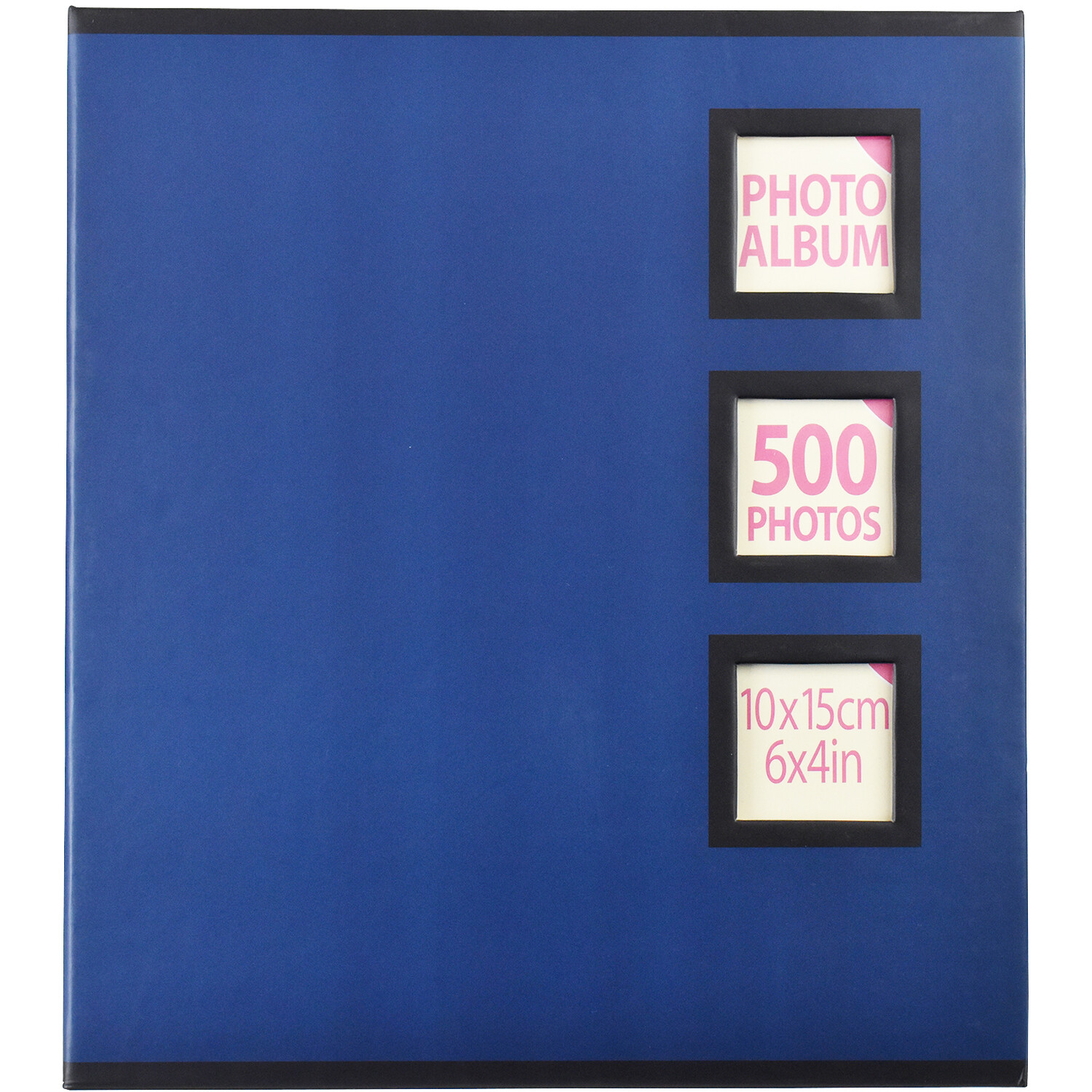 Single Photo Album 6 x 4 inch 500 Photos in Assorted styles
