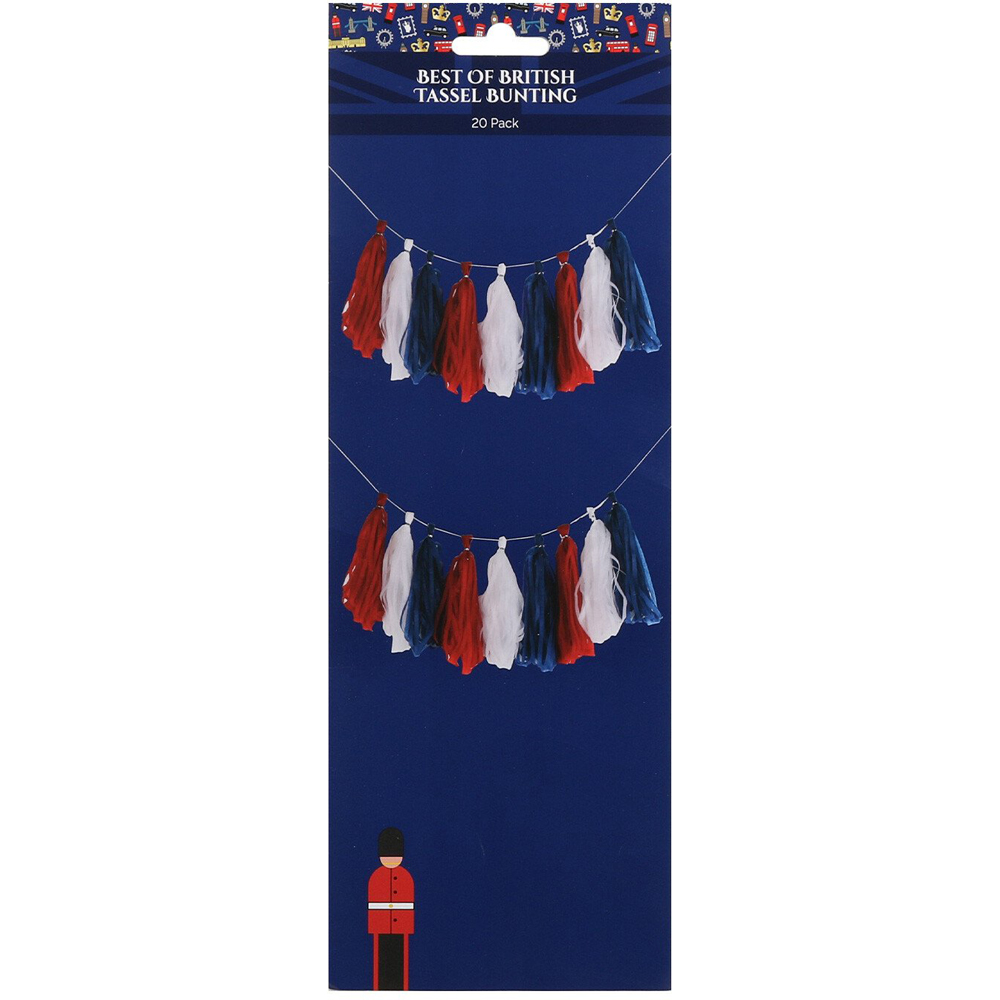 Pack of 20 Best of British Tassel Bunting