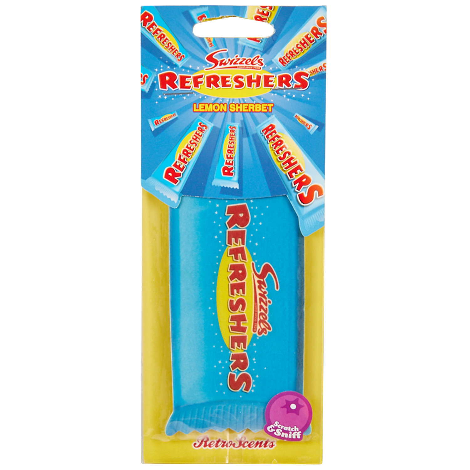 Refreshers Lemon Car Air Freshener - Multicolour