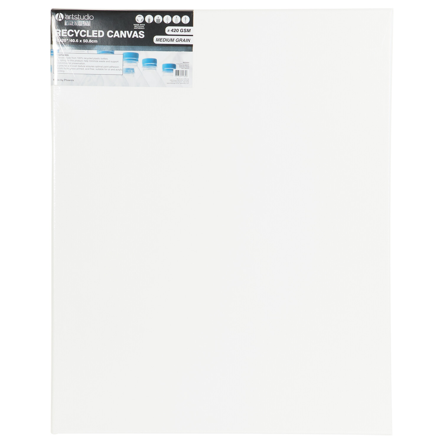 Recycled Canvas 400gsm - 16 x 20 inch