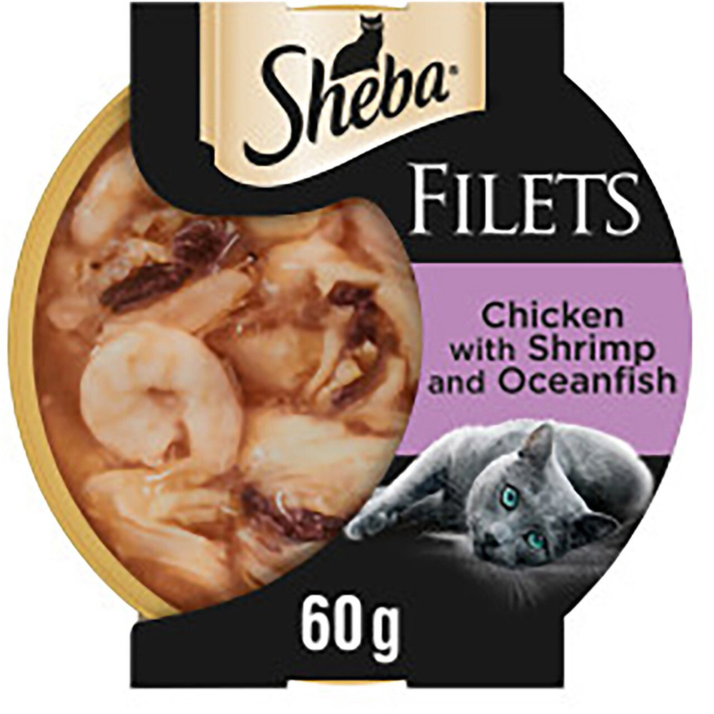 Sheba Filets in Gravy - Chicken with Shrimp and Oceanfish
