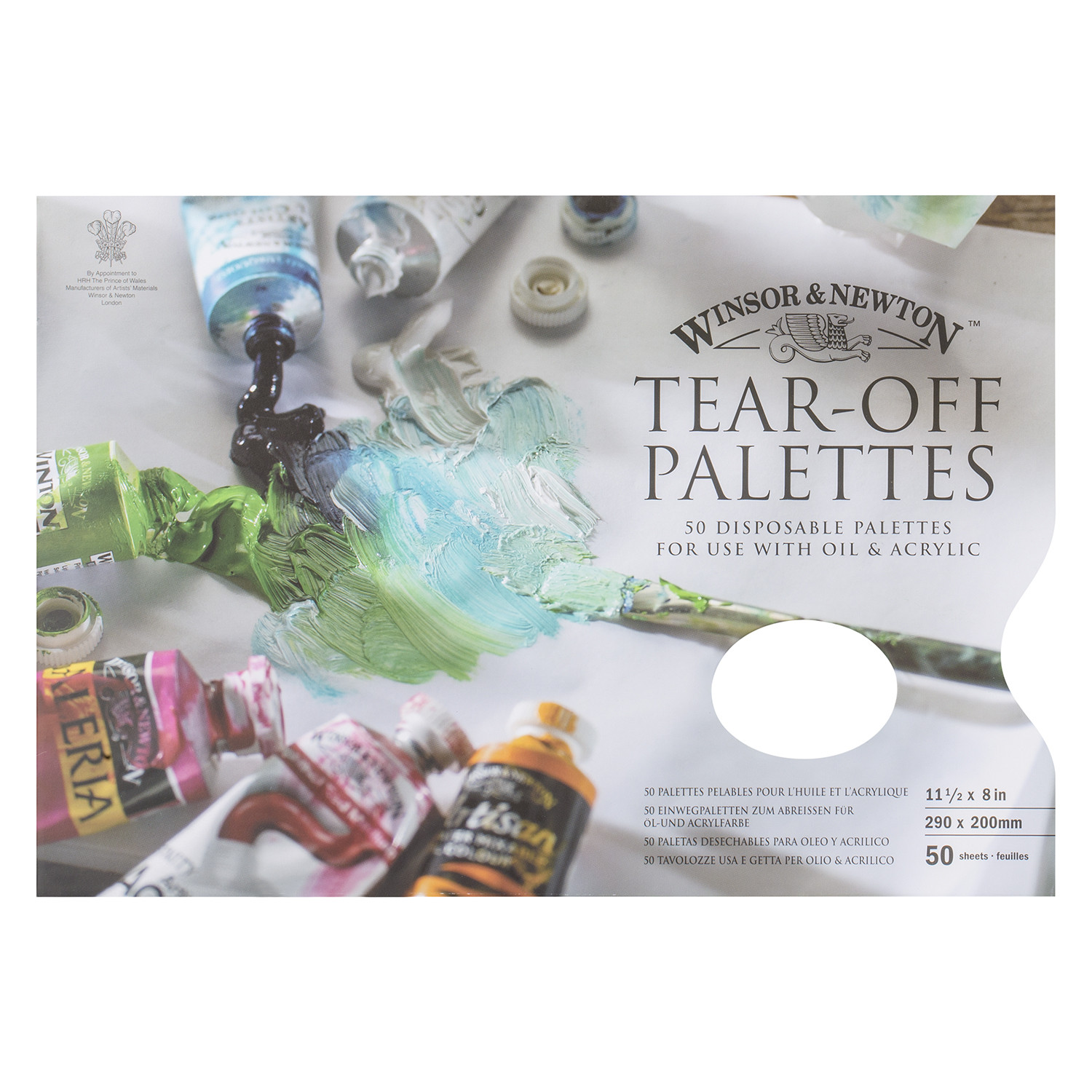 Winsor & Newton - Acrylic Palette - White - 50 Sheets