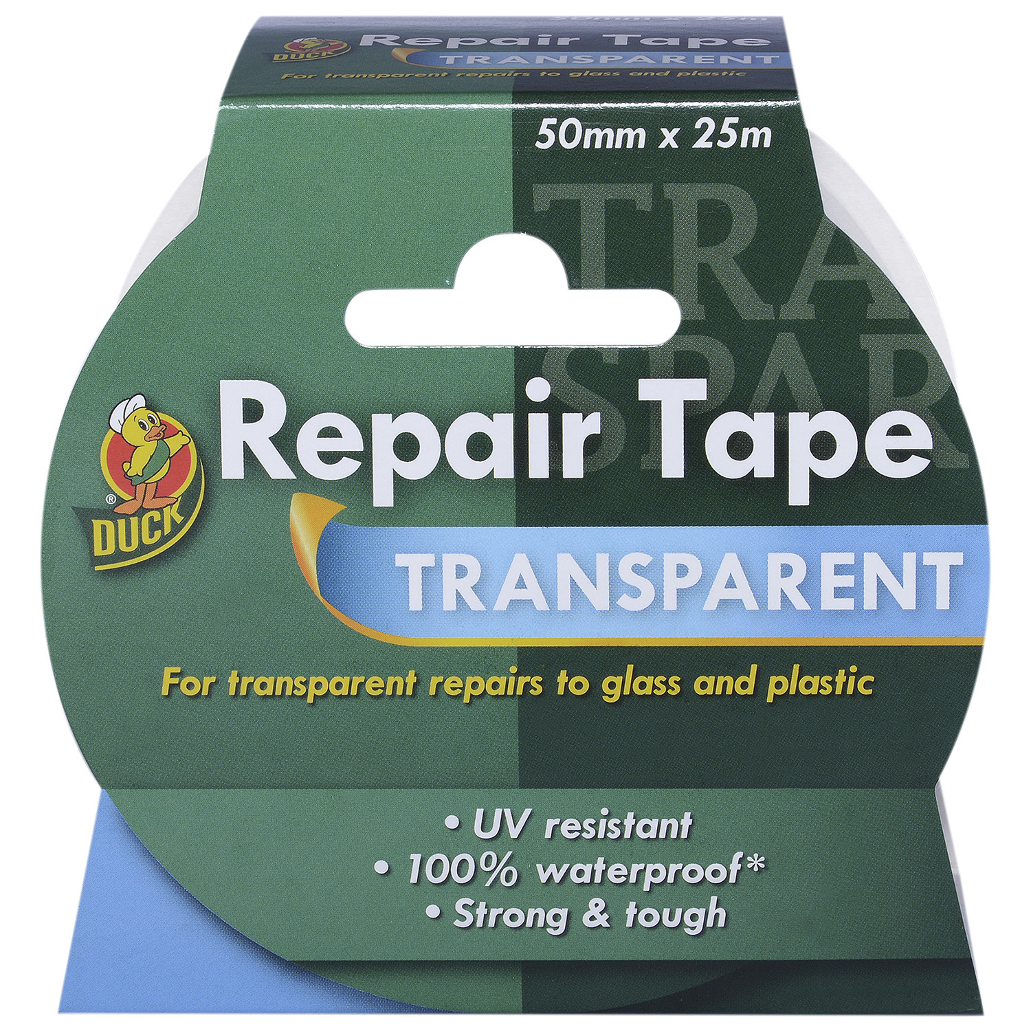 Duck 50mm x 25m Transparent Repair Tape