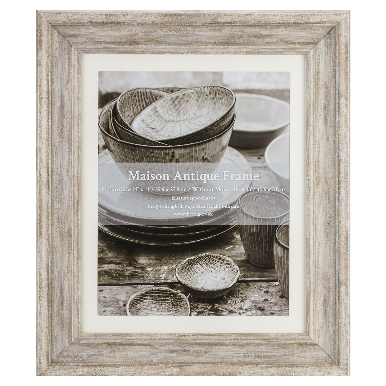 Maison Antique Wood Effect Frame 14 x 11 inch
