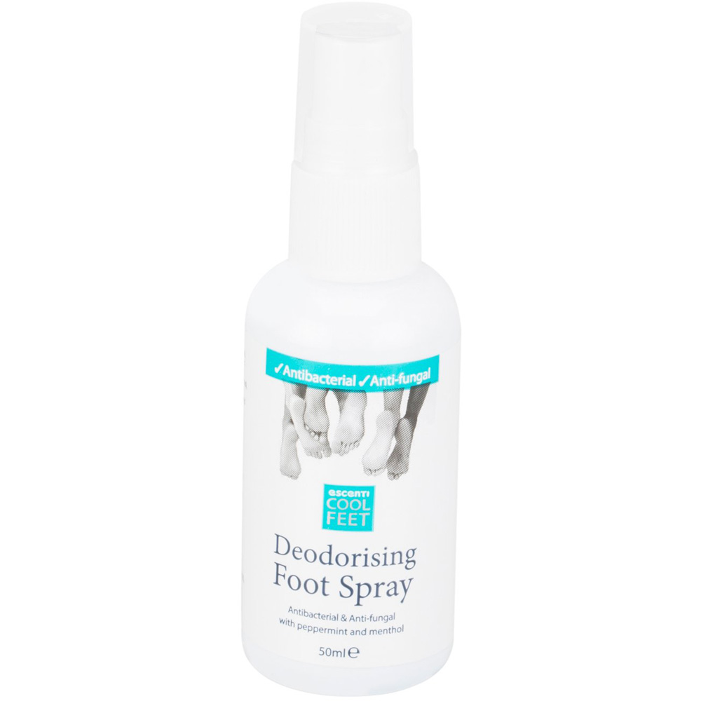 Escenti Cool Feet Deodorising Foot Spray - 50ml - Peppermint & Menthol