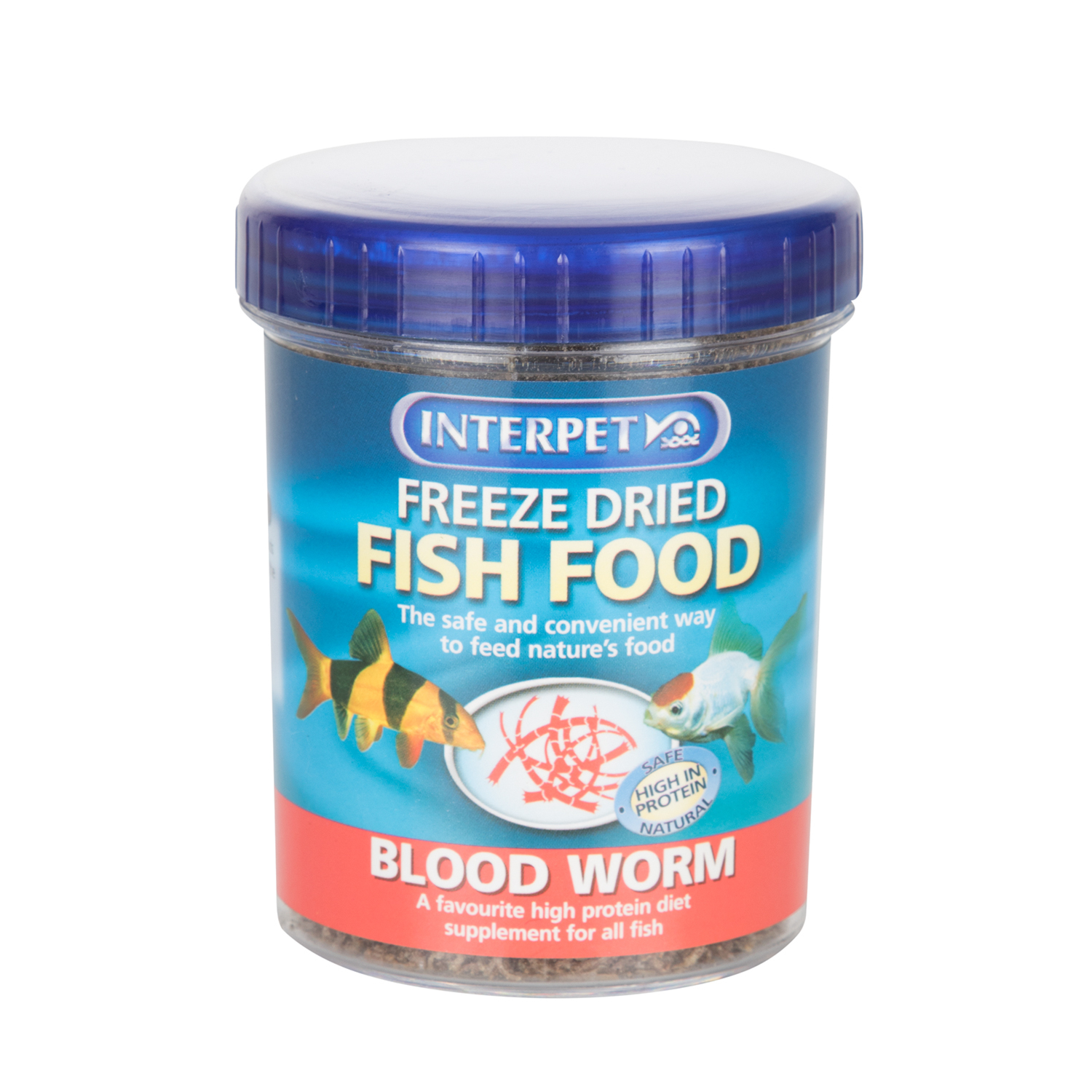 Interpet Freeze Dried Bloodworm Fish Food - 20g
