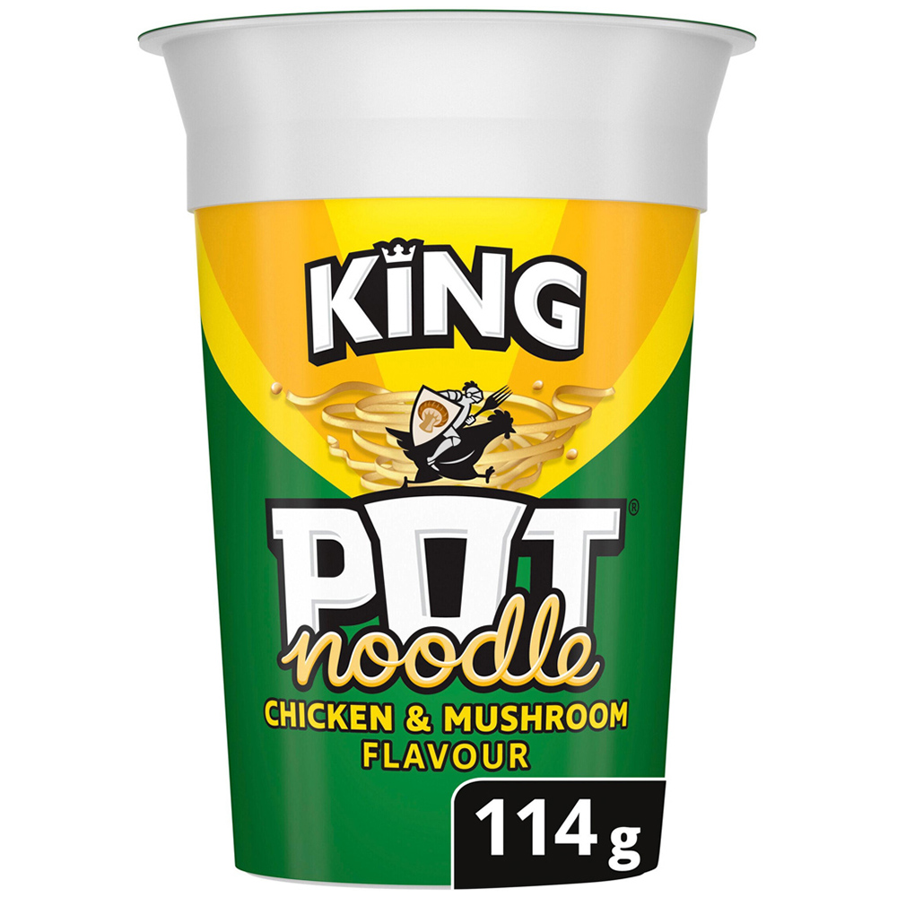 Pot Noodle King Chicken and Mushroom Instant Noodles 114g