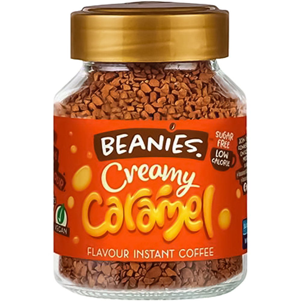 Beanies Creamy Caramel Instant Coffee 50g