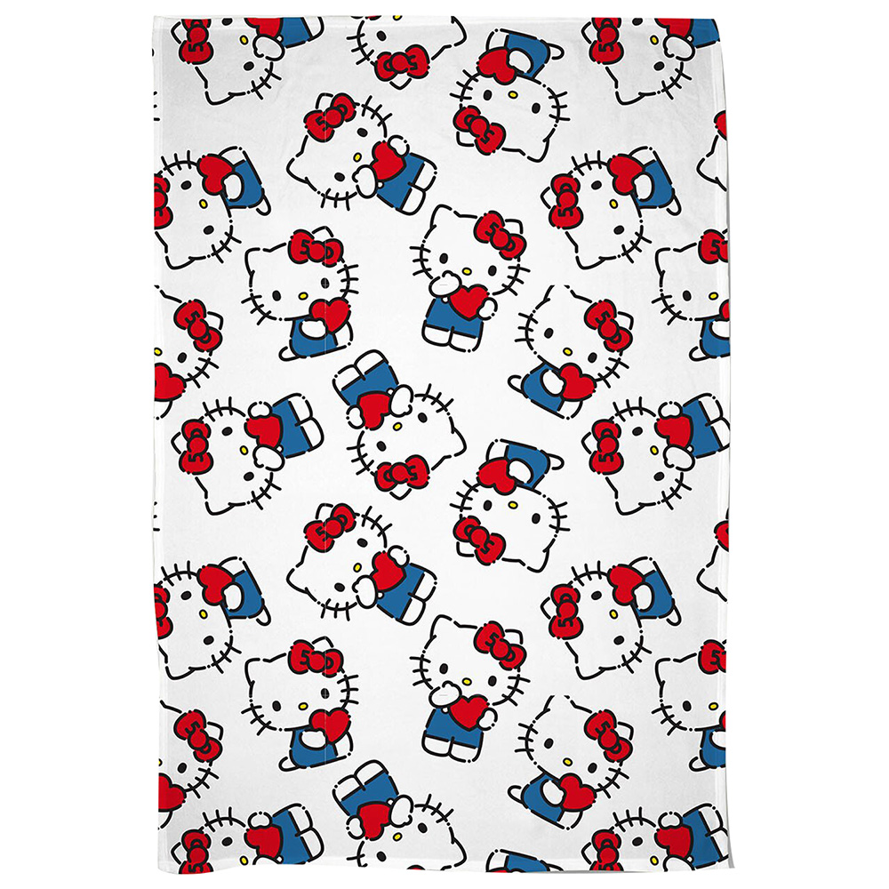 Hello Kitty Throw - White