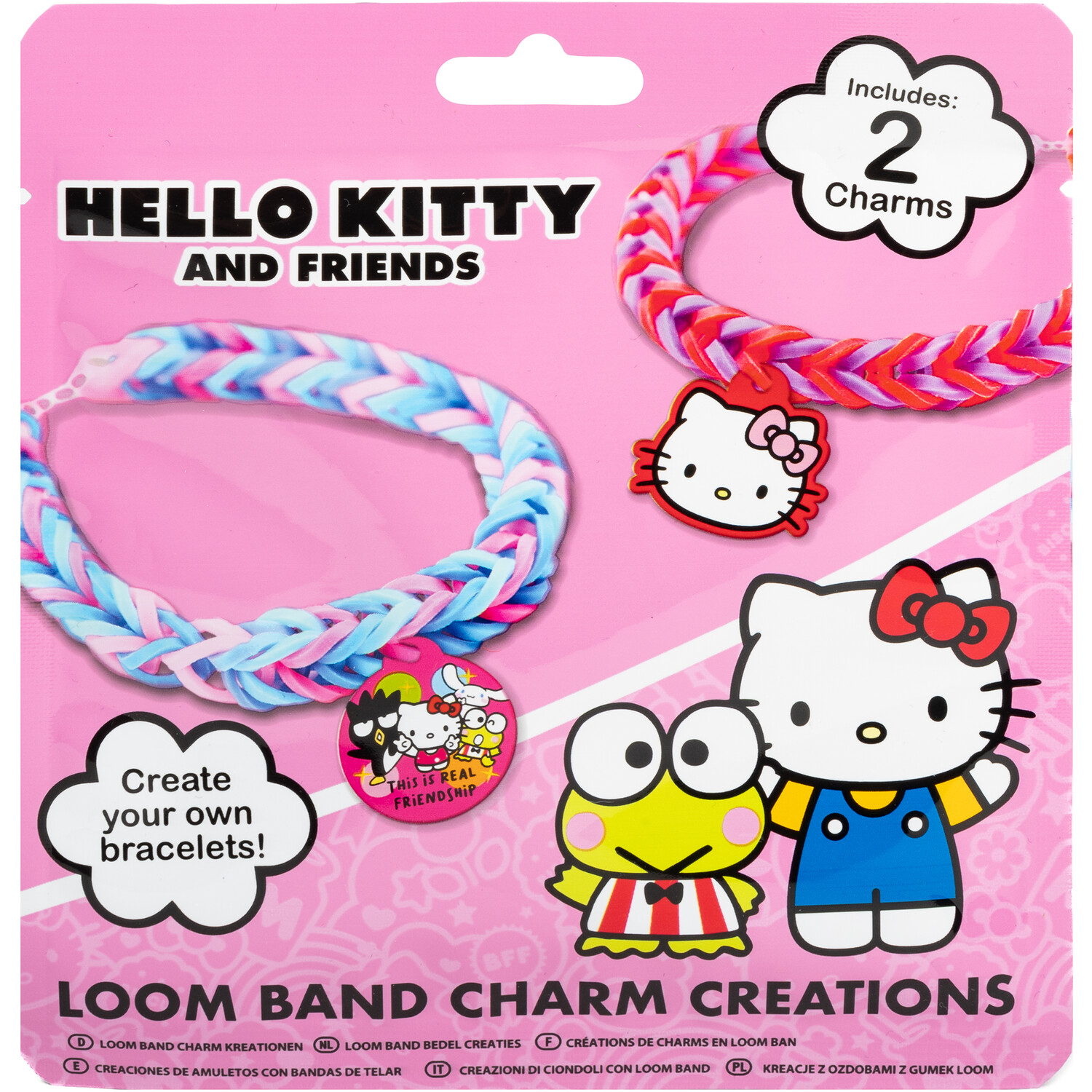 Hello Kitty Loom Band Charm Creations - Multicolour