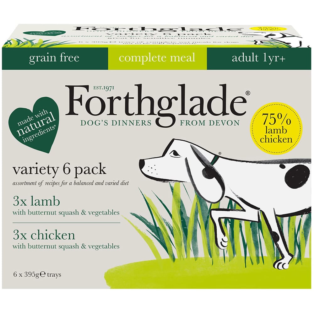 Forthglade Lamb and Chicken Adult Dog Food 395g 6 Pack