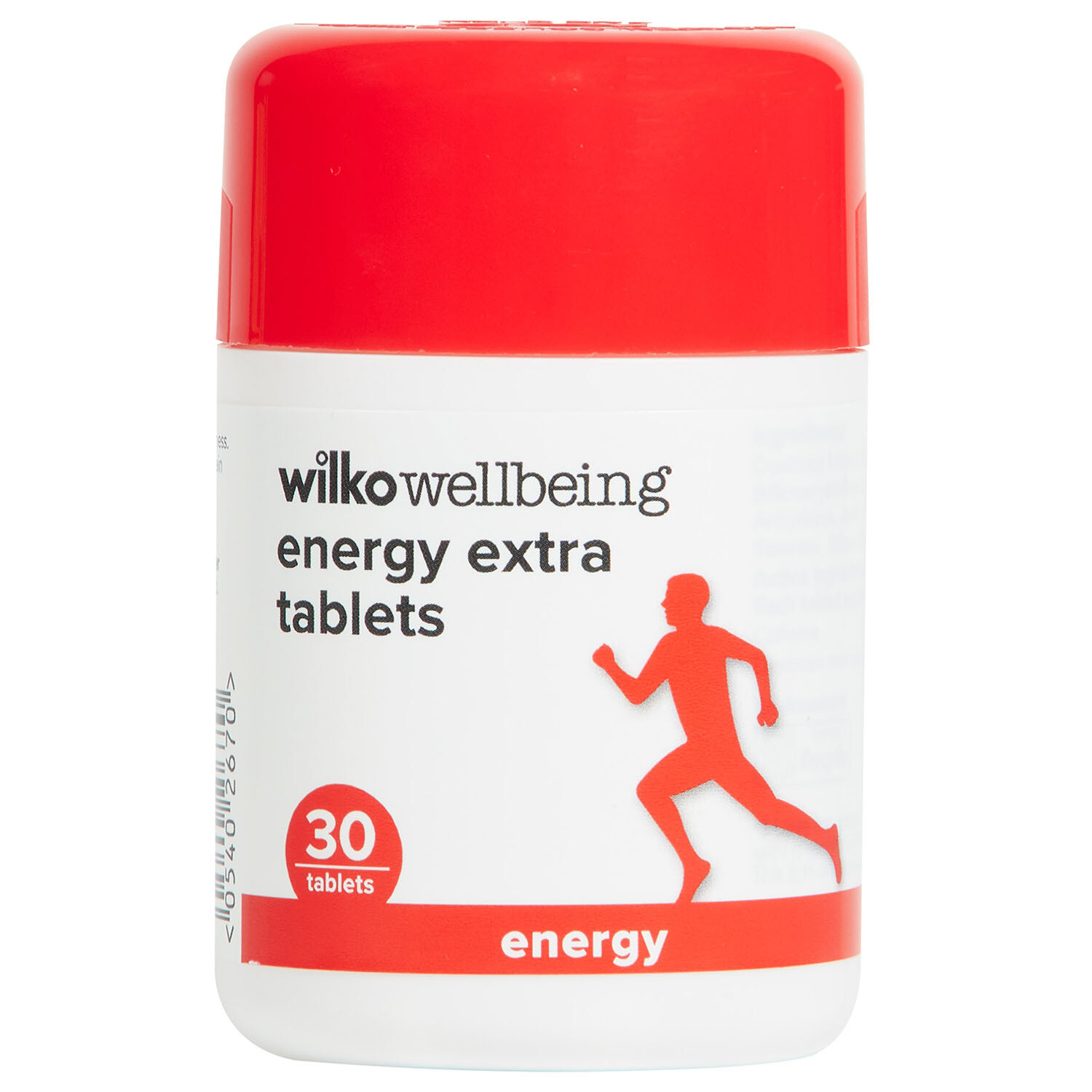 Pack of 30 Energy Extra Tablets - White and Red
