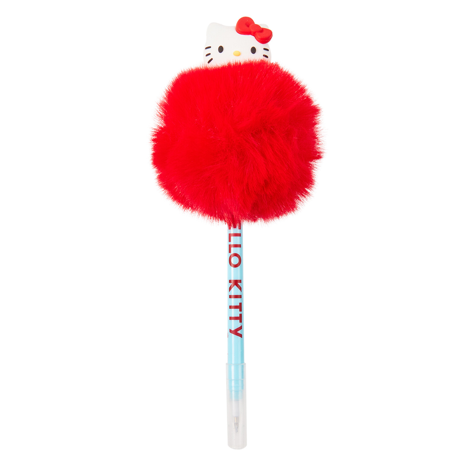 Strawberry Hello Kitty Pom Pom Pen Red and Blue