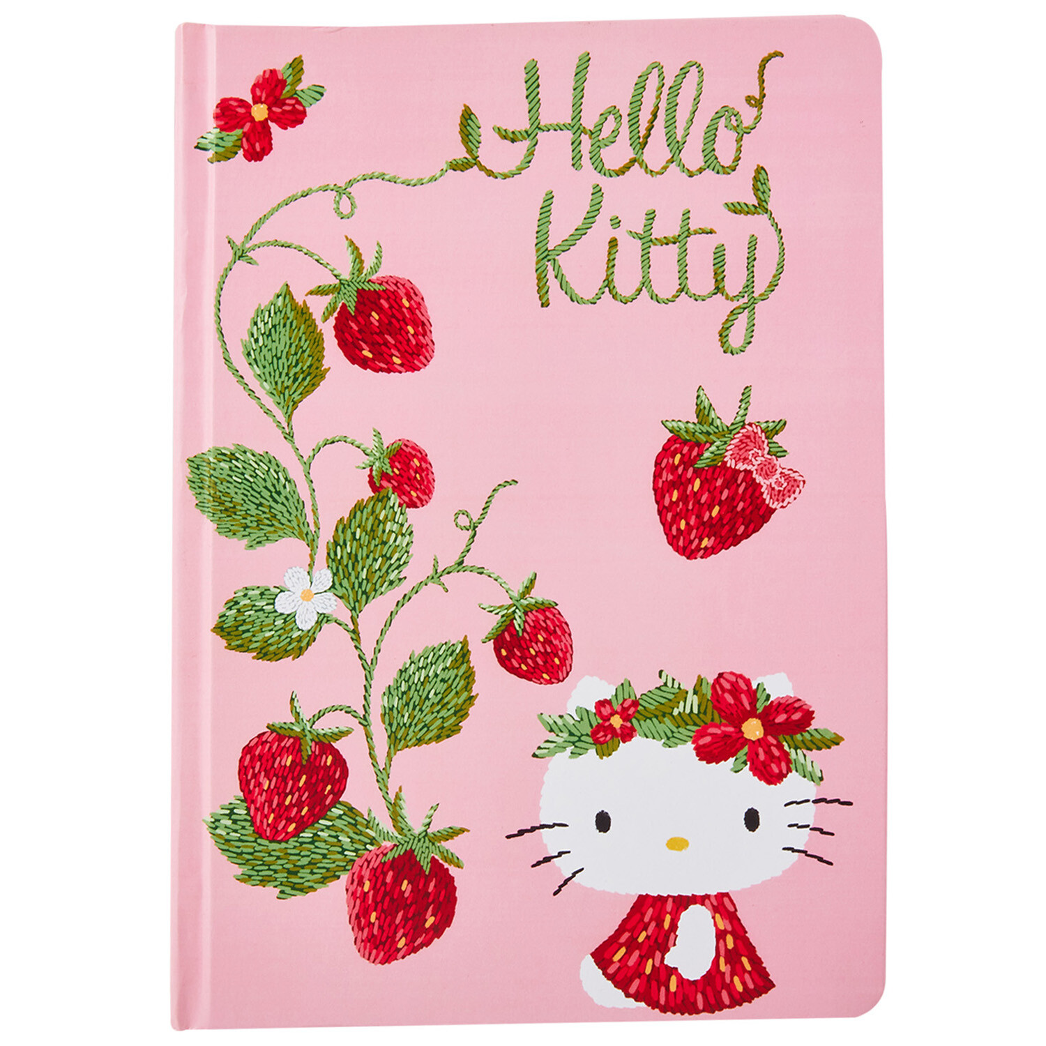 Strawberry Hello Kitty Pink A5 Notebook - Pink