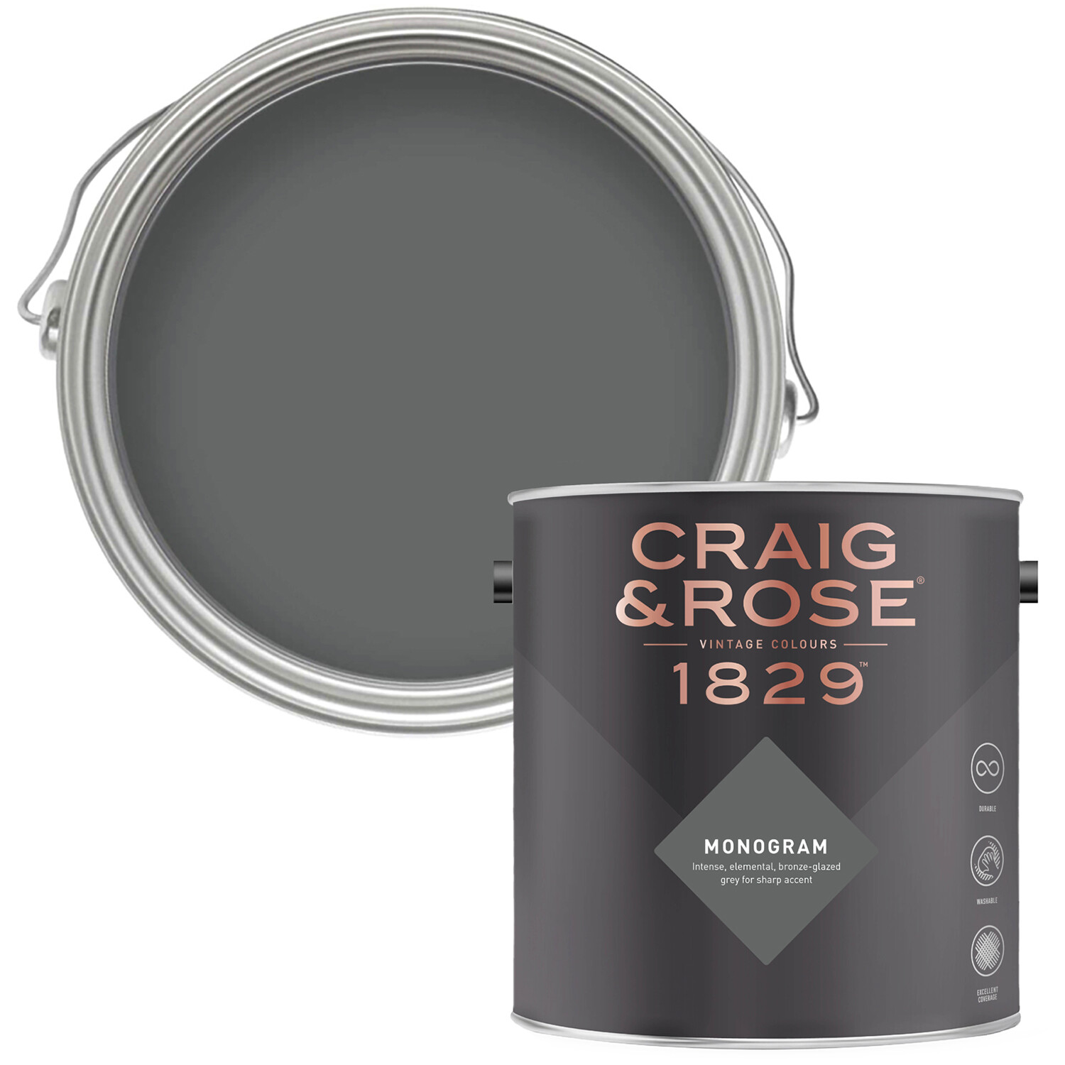 Craig and Rose Eggshell Paint - Monogram