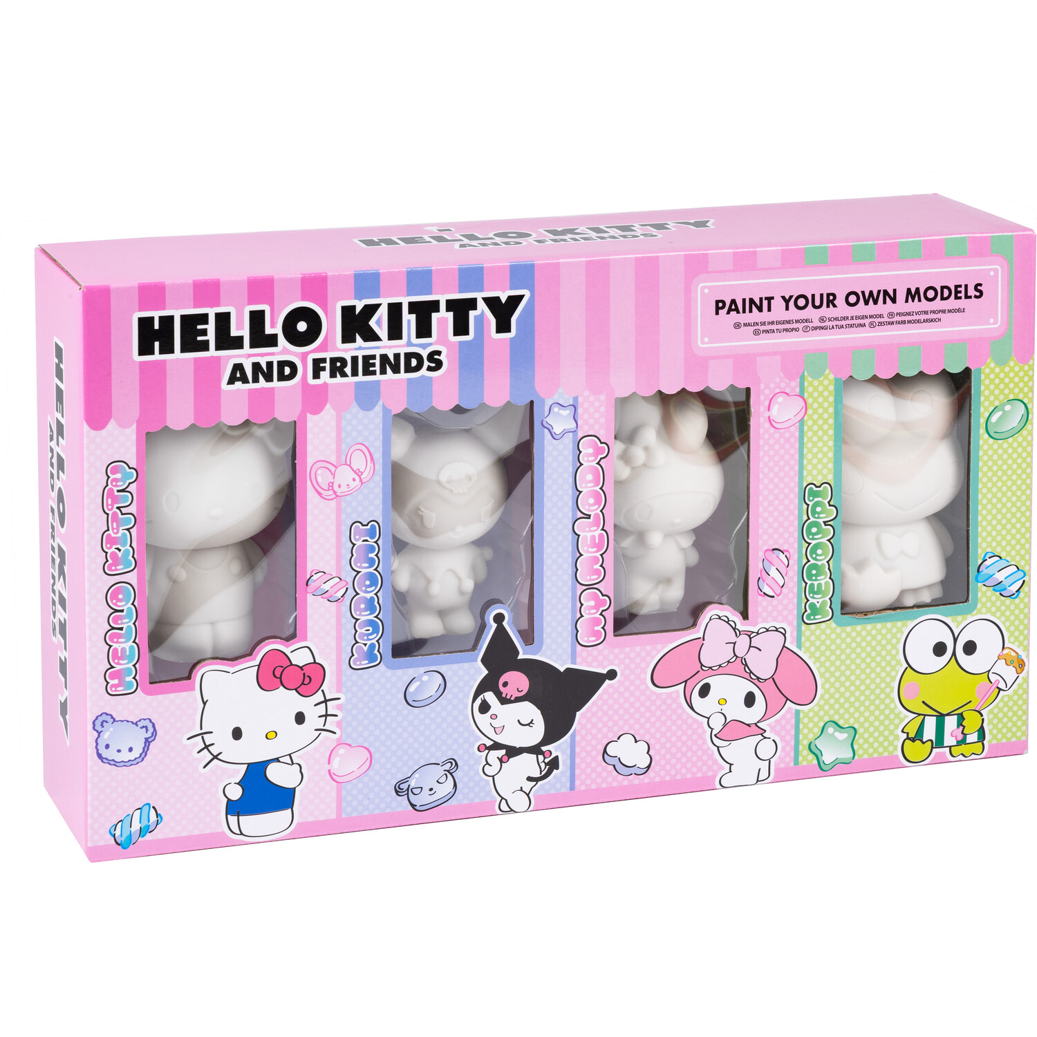 Paint Your Own Ceramic Hello Kitty and Friend KitWhite