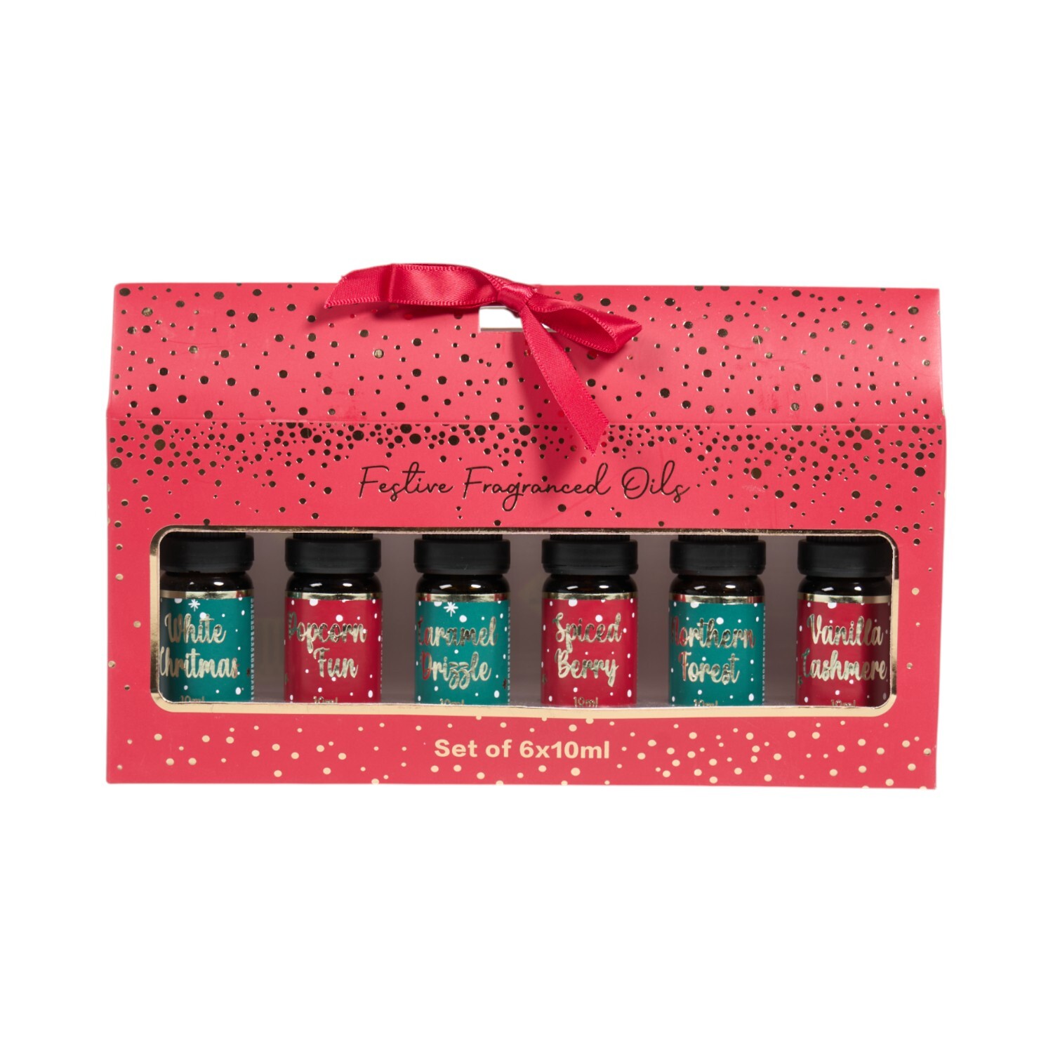 Set of 6 Festive Fragranced Oils