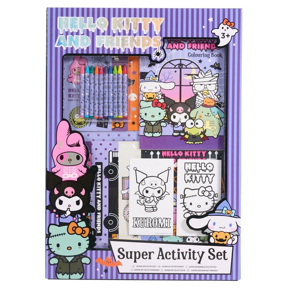 Hello Kitty Halloween Activity Set Purple