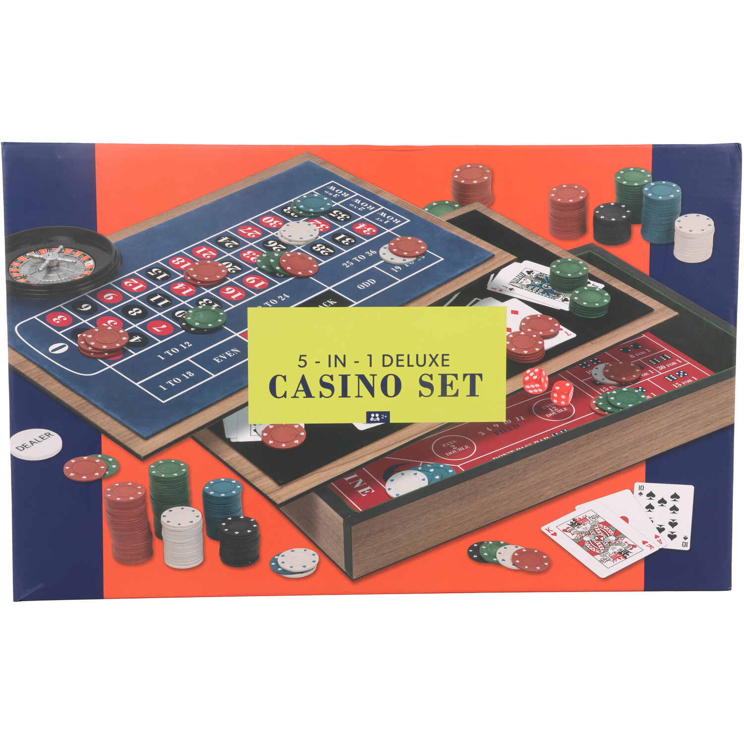 5 in 1 Casino Set
