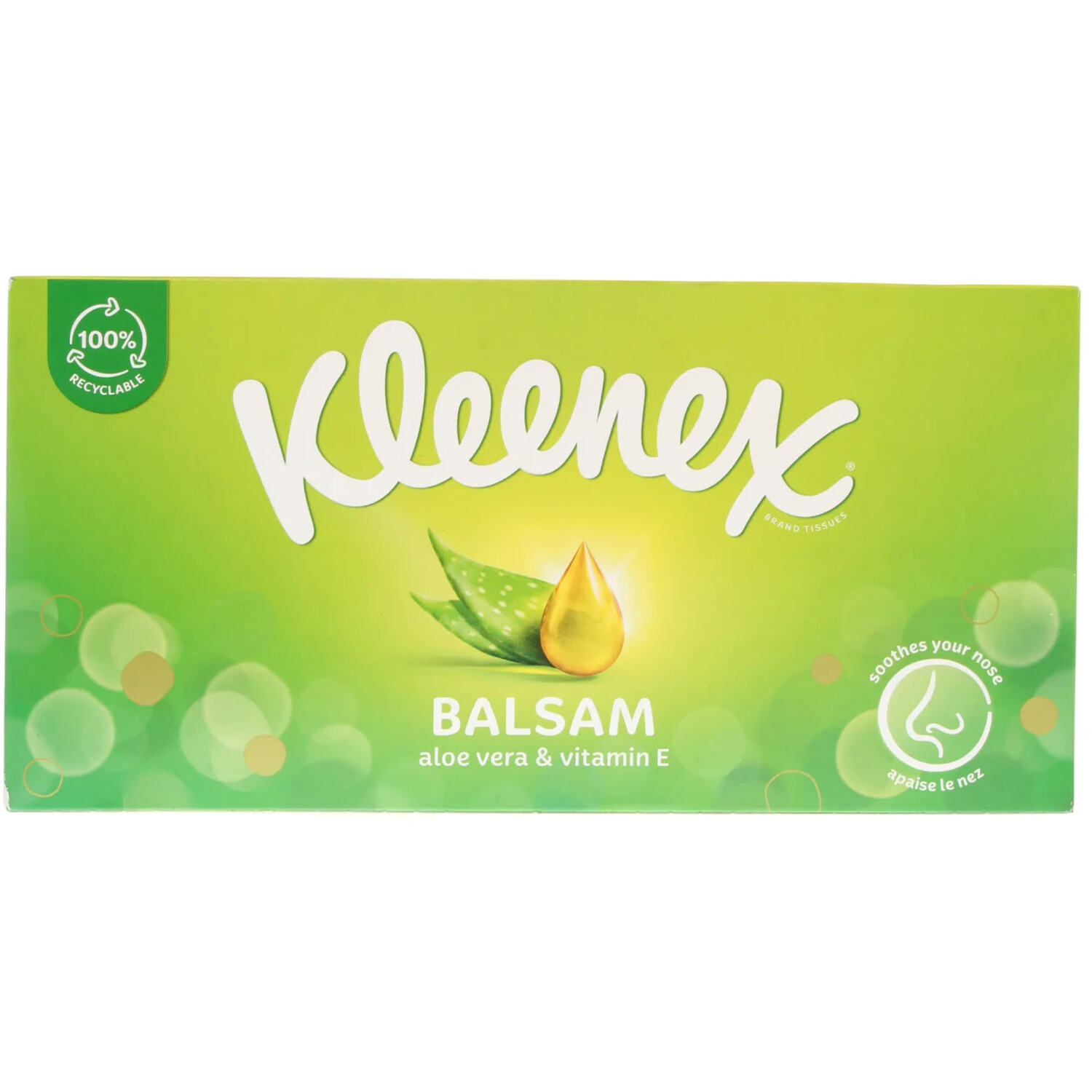 Kleenex Balsam Aloe Vera and Vitamin E Tissues