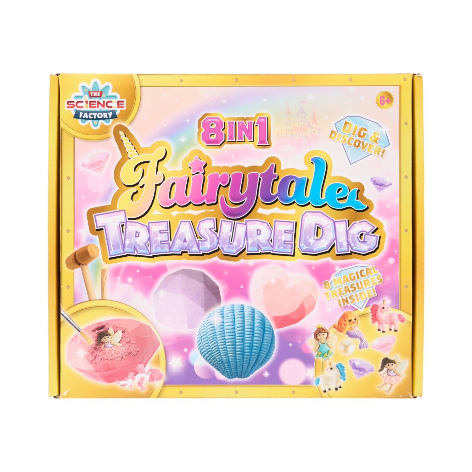 8 in 1 Fairytale Treasure Dig Kit