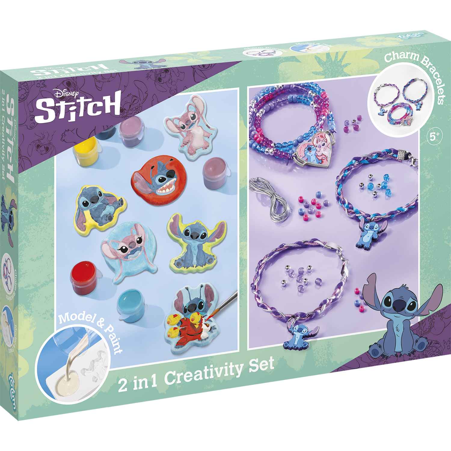 Disney Stitch 2 in 1 Creativity Set