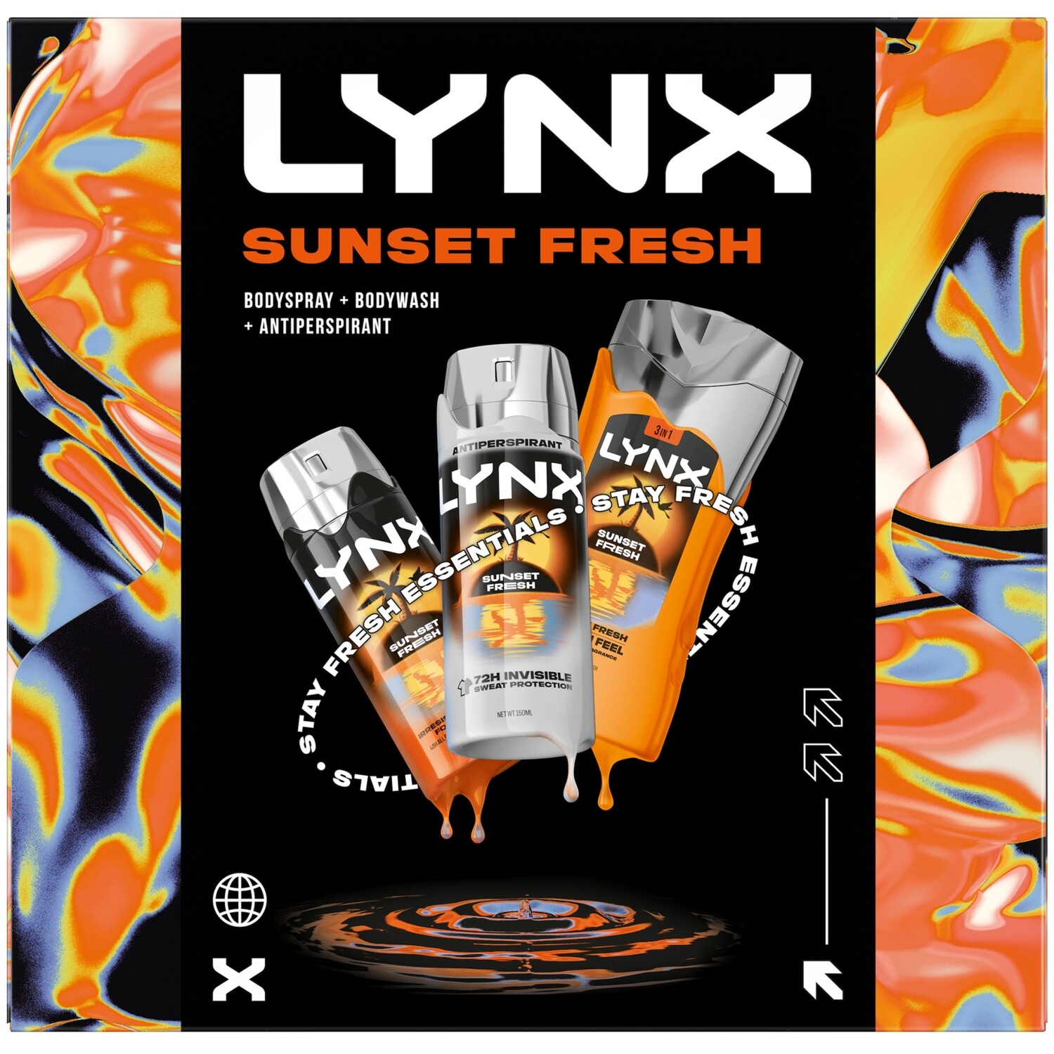 Lynx Sunset Fresh Trio Gift Set