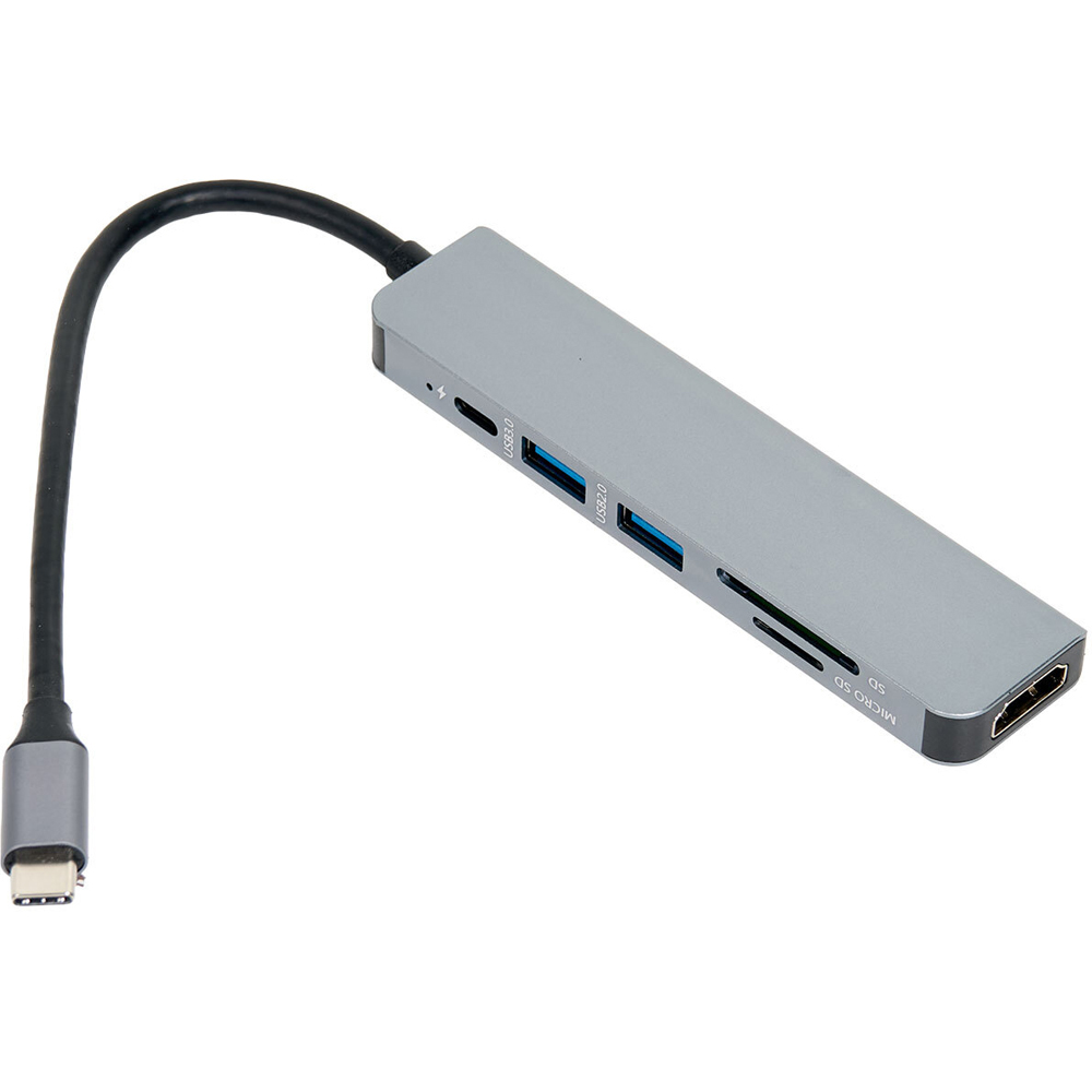 Sensei 6 in 1 Charging Hub Grey