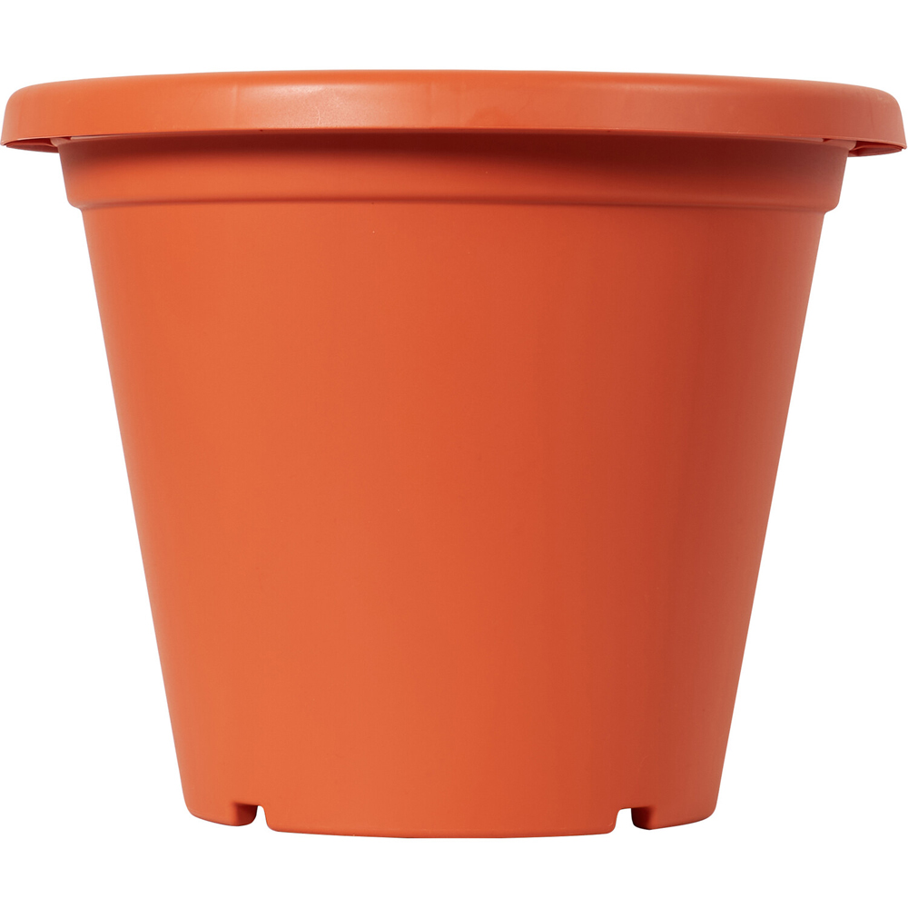 Clever Pots Round Plant Pot with Reservoir Terracotta 30cm