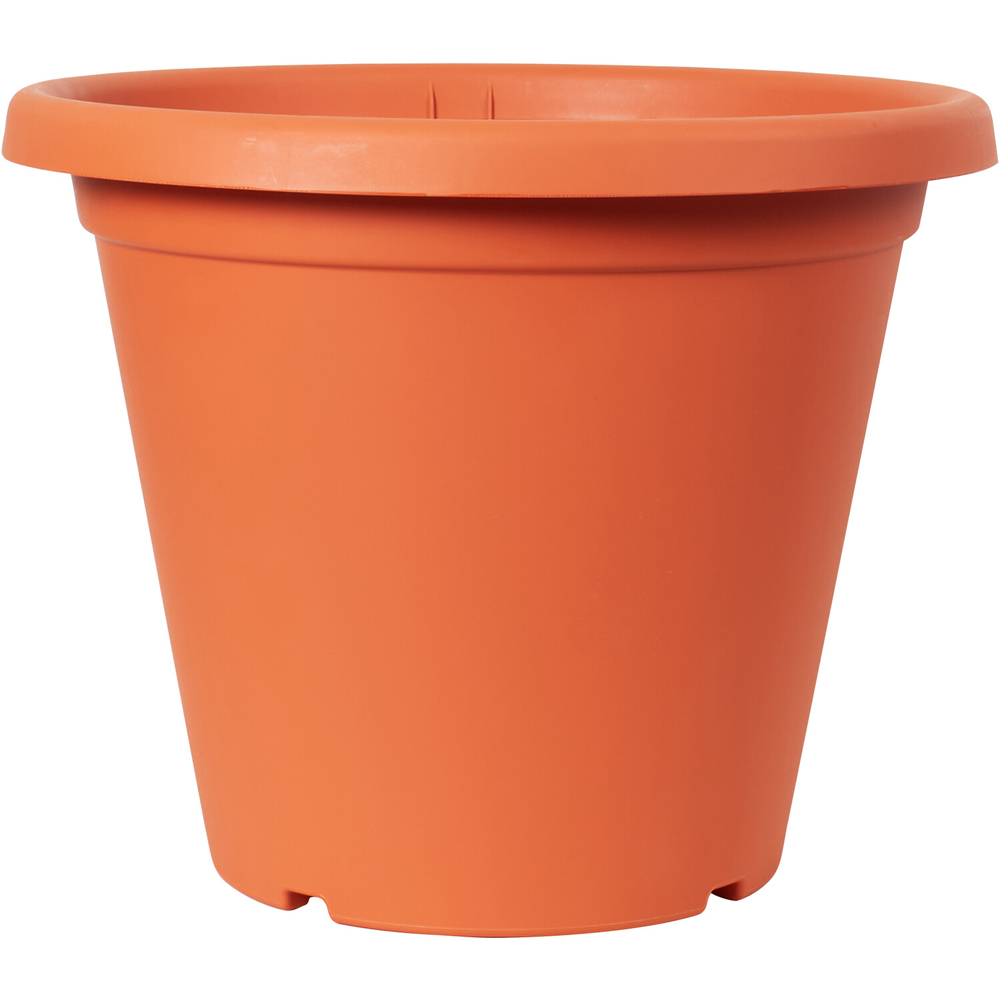 Clever Pots Round Plant Pot with Reservoir Terracotta 40cm