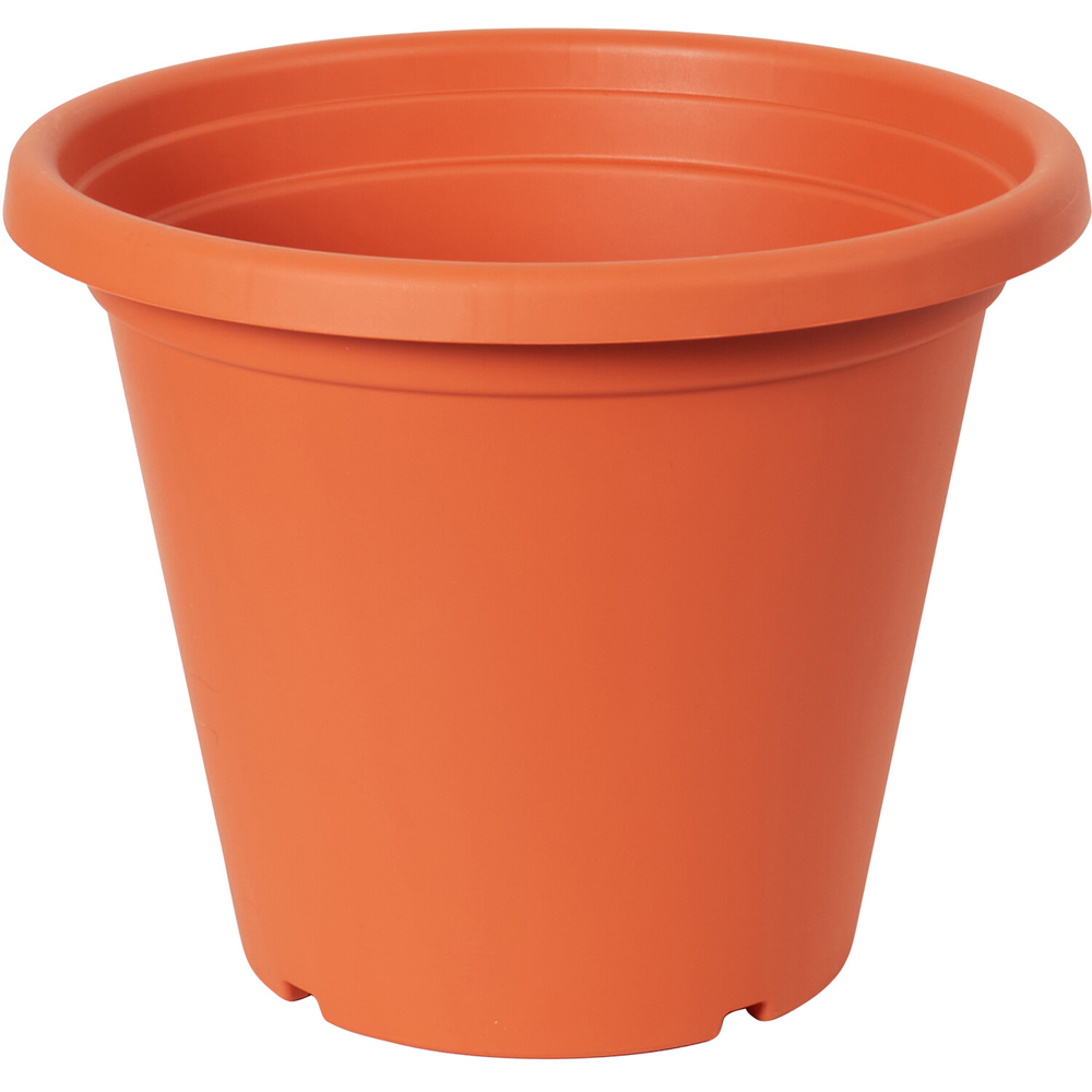 Clever Pots Round Plant Pot with Reservoir Terracotta 50cm