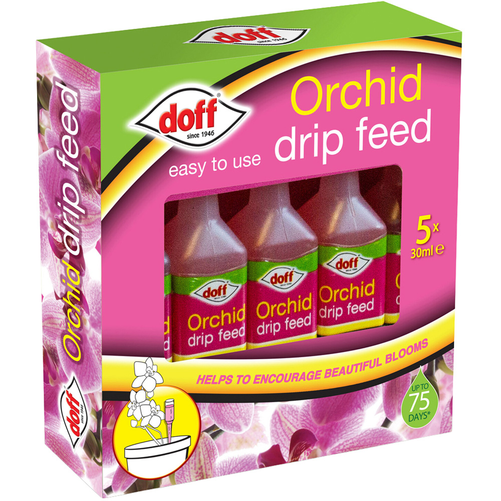 Pack of 5 Doff Orchid Drip Feeders