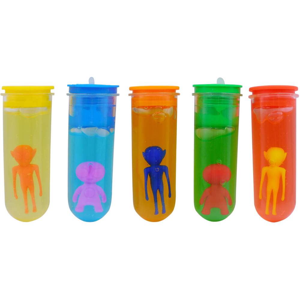 Pack of 5 Alien Slime Test Tubes