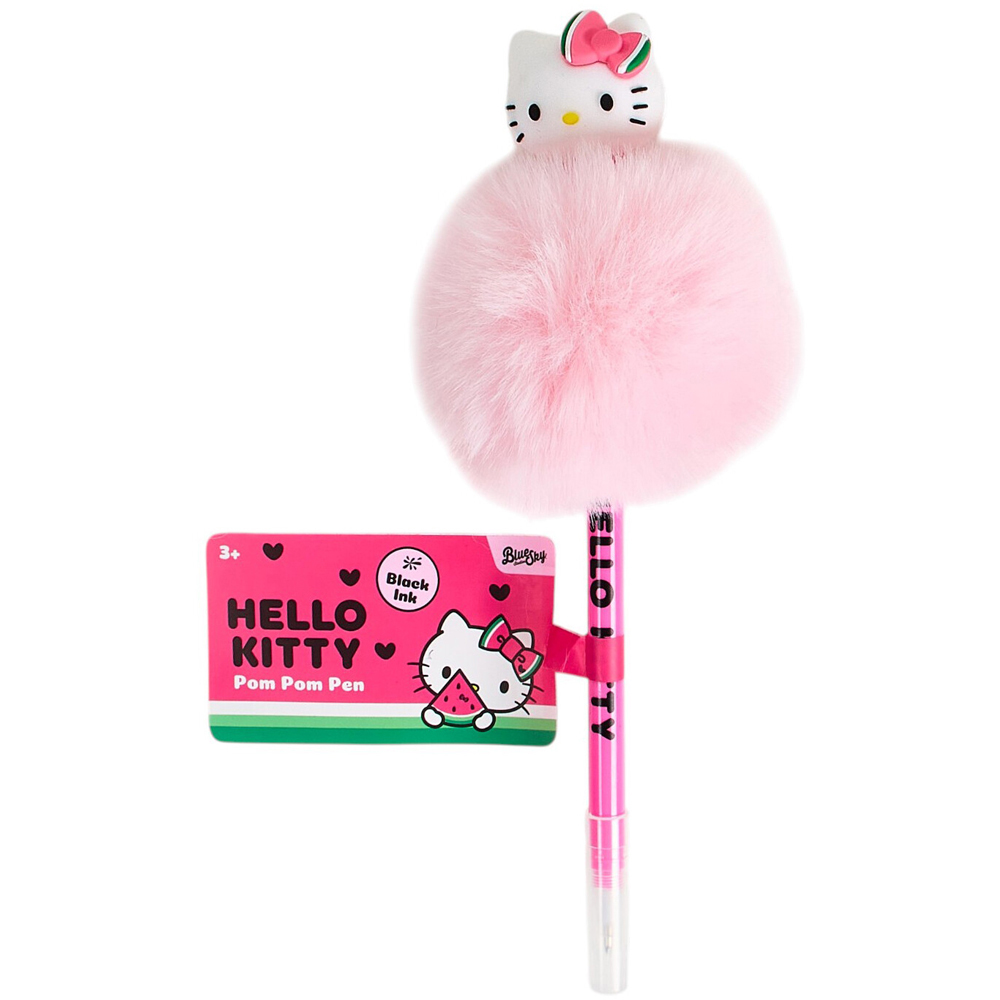 Hello Kitty Watermelon Pom Pom Pen Pink