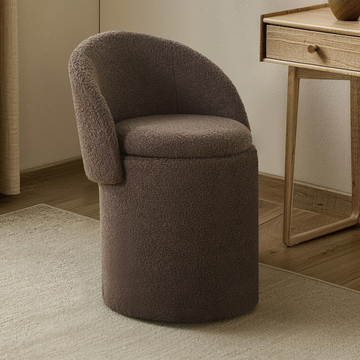 Rosie 3 in 1 Storage Stool Brown