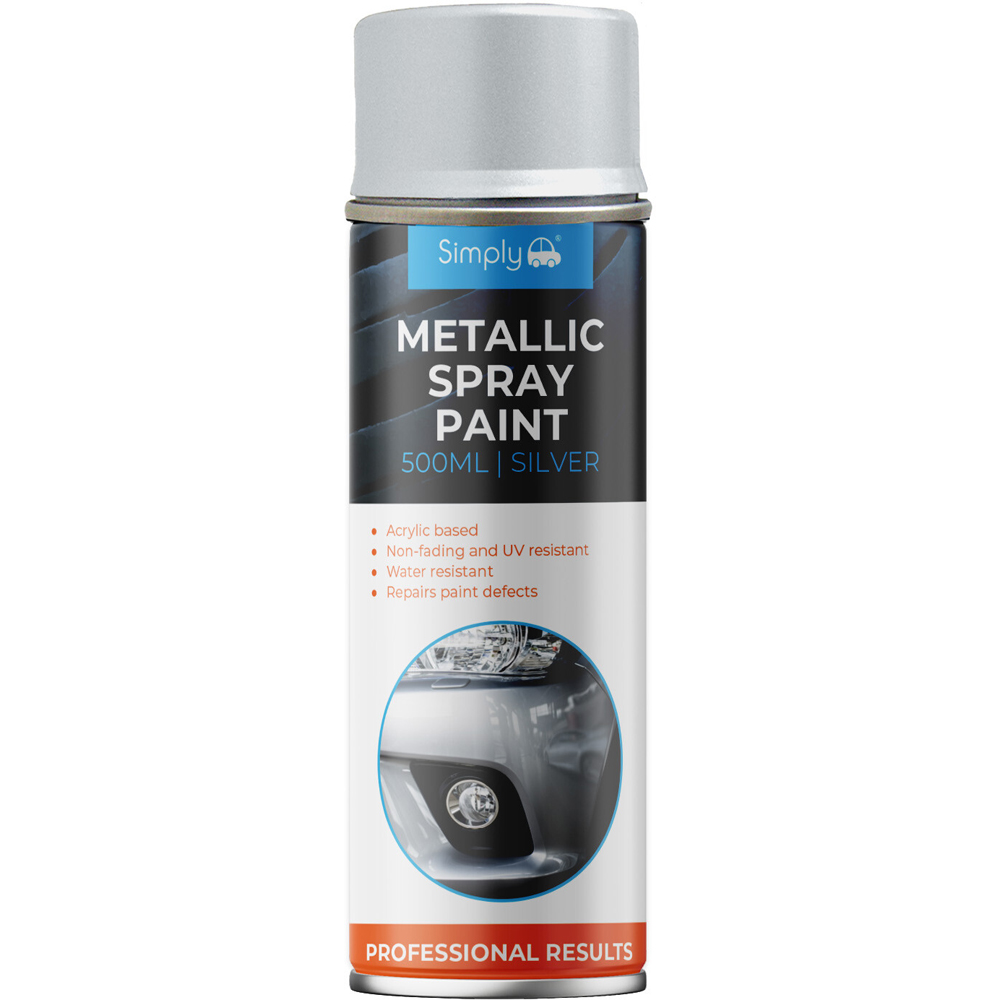 Simply Metallic Spray Paint Silver
