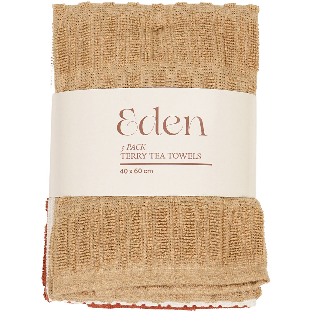 Pack of 5 Terry Tea Towels
