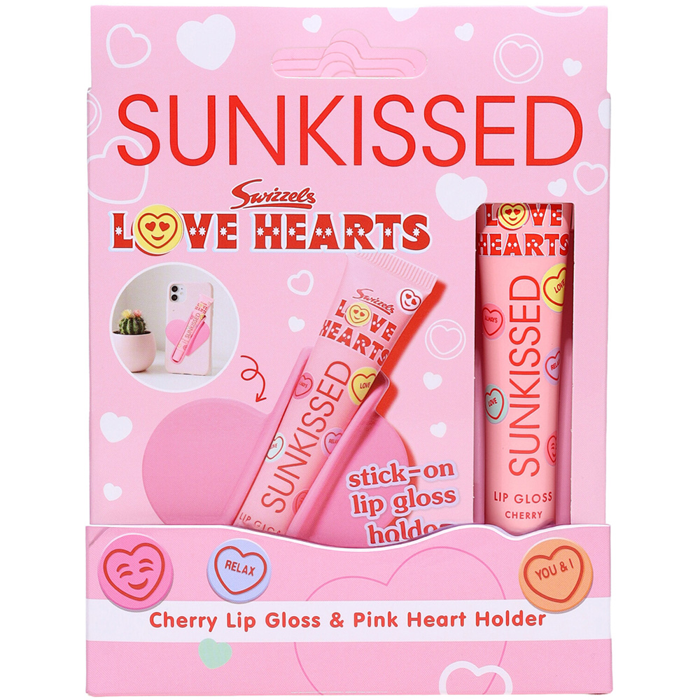Sunkissed x Love Hearts Lip Gloss with Holder