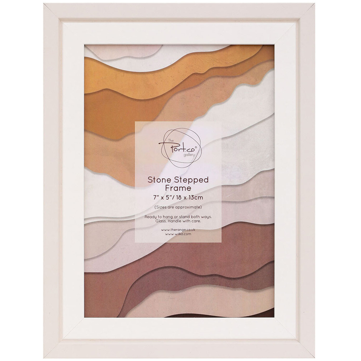 Stepped Frame Stone 7 x 5 inch