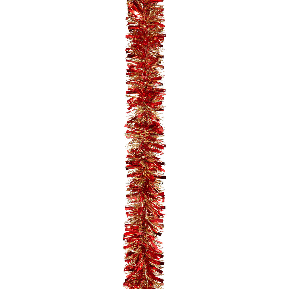 Traditional Red and Gold Christmas Tinsel