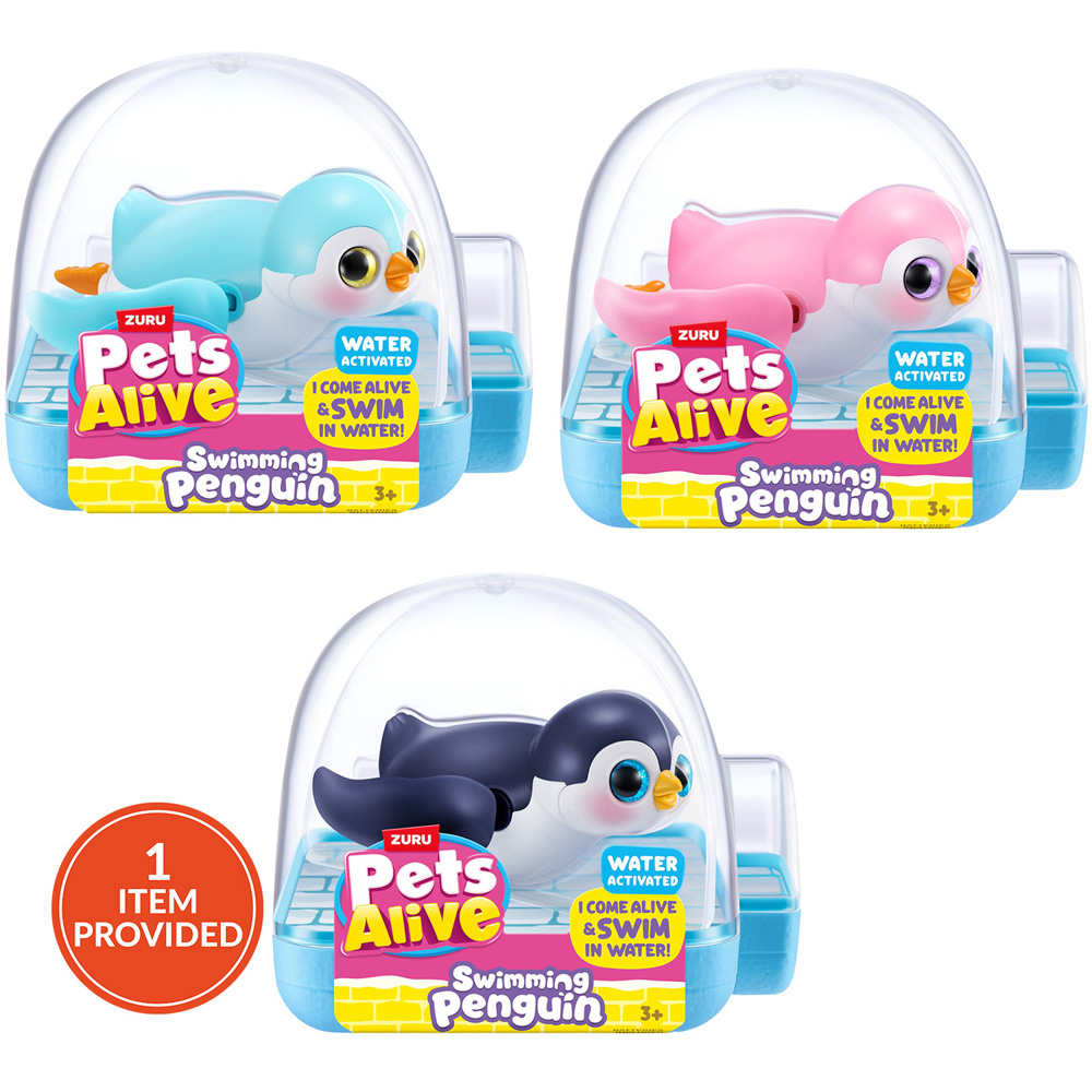 Pets Alive Swimming Penguin Toy