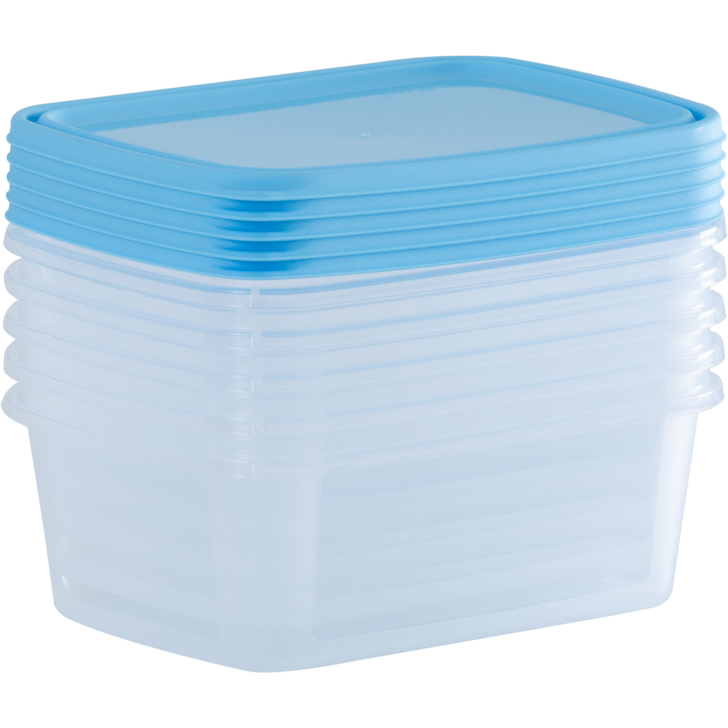 Pack of 5 Wham Food Boxes Blue