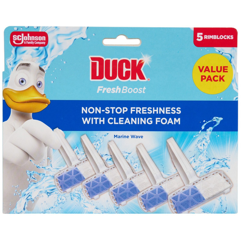 Pack of 5 Duck Fresh Boost Rim Blocks